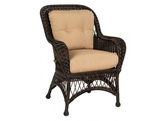 Woodard Sommerwind Dining Chair in Coffee