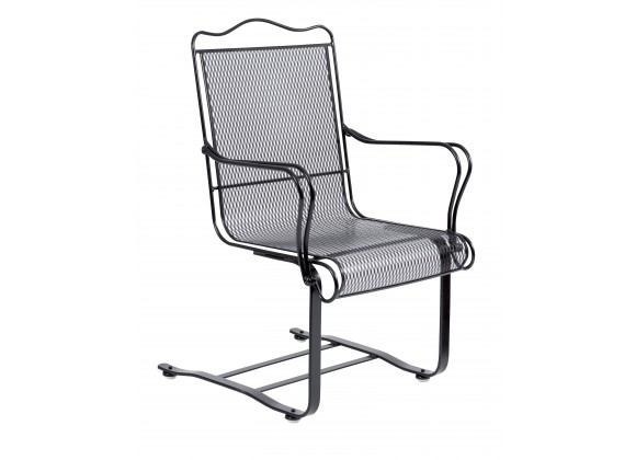 Woodard Tucson High-Back Spring Base Chair - Angled
