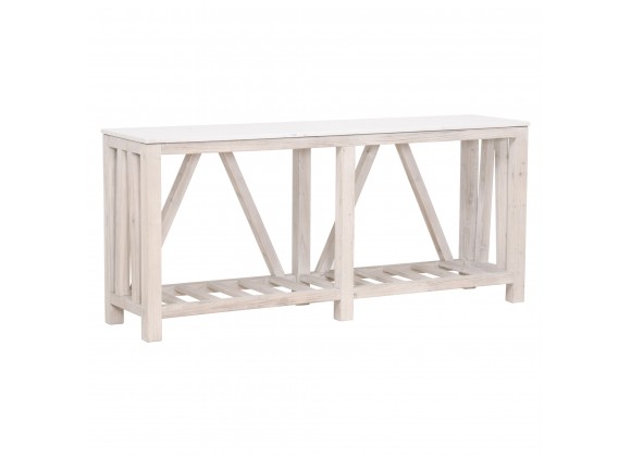 Essentials For Living Spruce Console Table - Angled