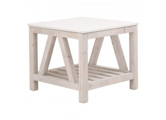 Essentials For Living Spruce End Table - Angled