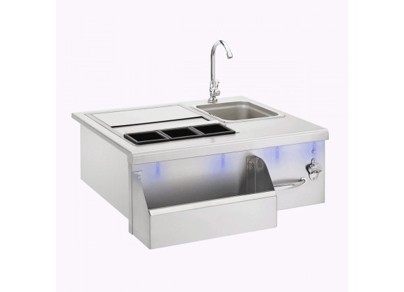 Summerset Grills 30 Beverage And Prep Station - Angled