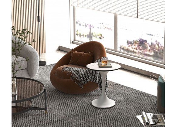 Whiteline Modern Living Amarosa Side Table - Lifestyle