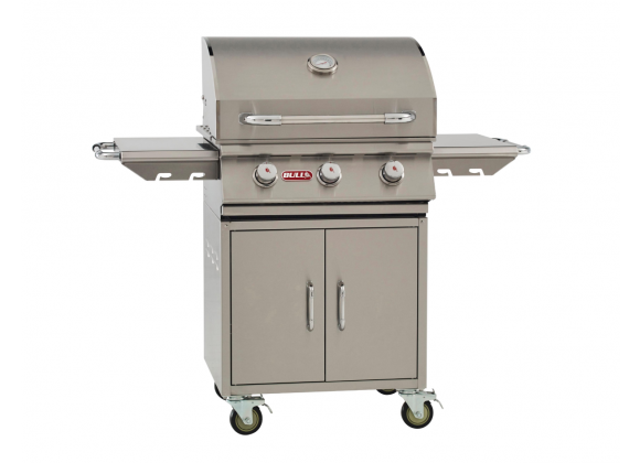 Bull BBQ Steer Premium Complete Cart - Angled