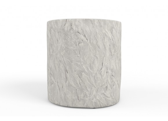 Sunset West Antique Stone Round End Table