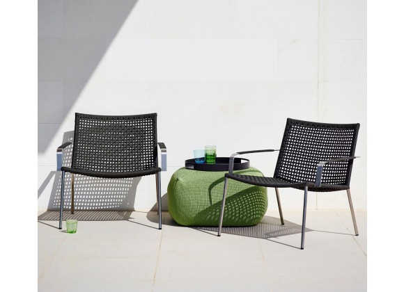Cane-Line Straw Lounge Chair, Cane-Line Rope, Stackable
