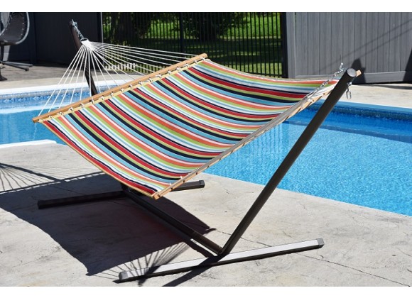 Sunbrella® Quilted Hammock - Double - Carousel Confetti