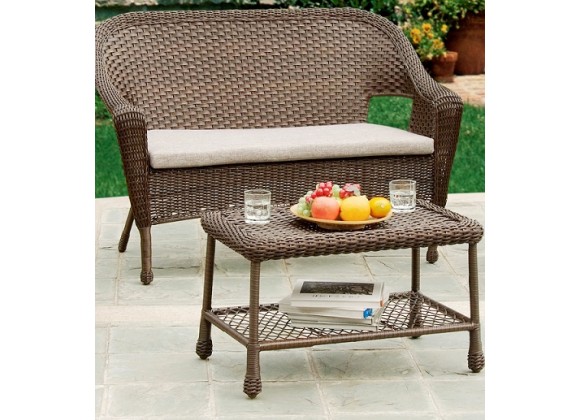 W Unlimited Earth Collection - Love Seat with Cushion