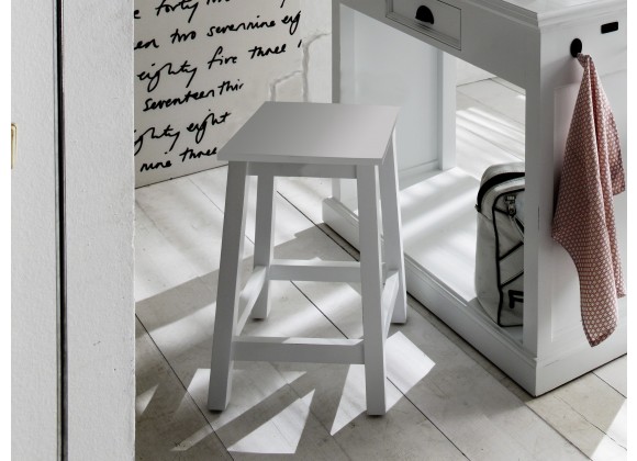 Nova Solo Halifax Stool - White  - Lifestyle