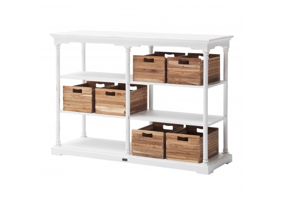 Nova Solo Bordeaux Kitchen Table High - with 6 Boxes - Lifestyle 