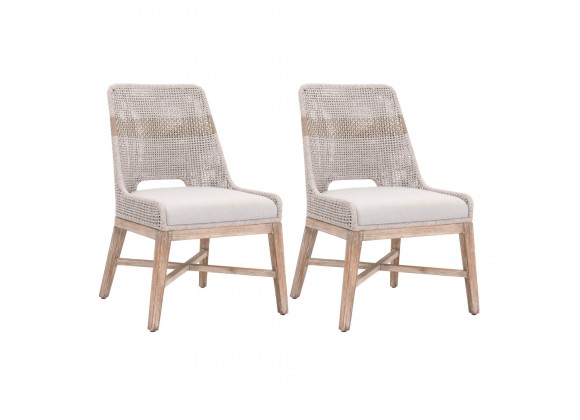 Essentials For Living Tapestry Dining Chair - Set of Two - Set in Front Side Angle