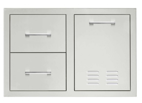 TrueFlame 33" 2-Drawer And LP Tank Pullout Drawer Combo