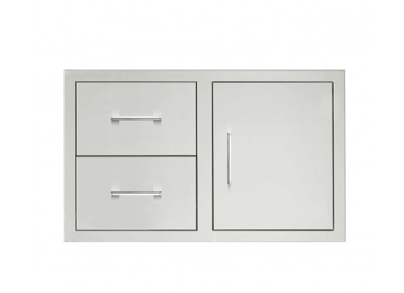 TrueFlame 36" 2-Drawer And Access Door Combo
