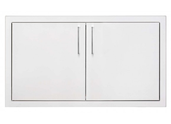 TrueFlame 33" Double Access Door Masonry Frame Return - Front