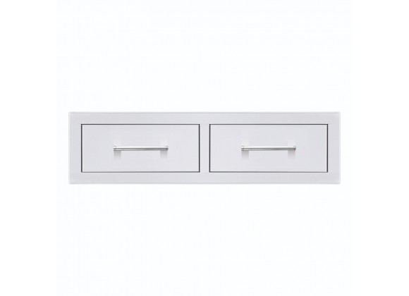 TrueFlame 32" Double Horizontal Drawer - Front