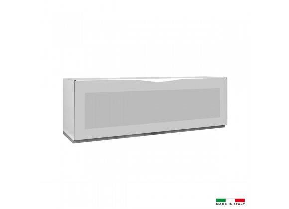 Bellini Modern Living Modica TV Stand White - Front Angle