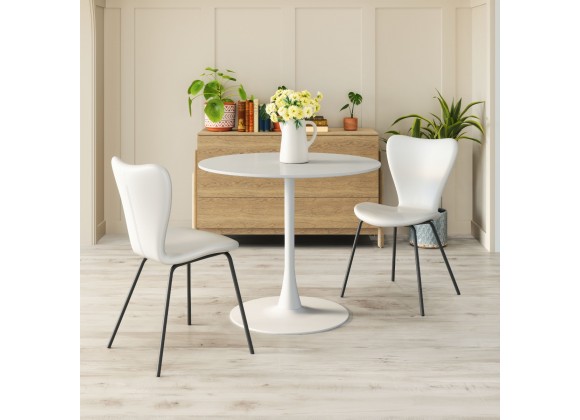 Dining Chair in White- Lifestyle 1