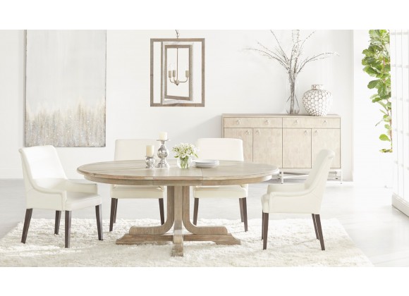 Essentials For Living Torrey 60" Round Extension Dining Table - Lifestyle