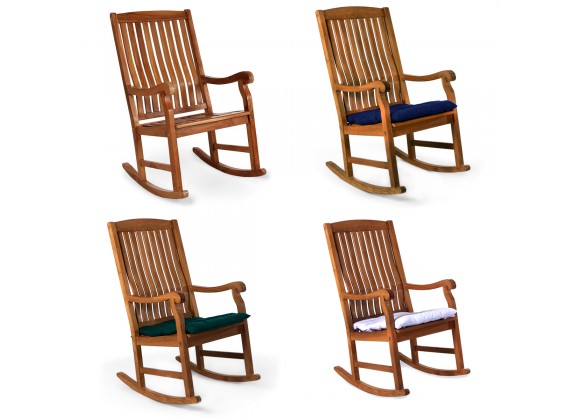 Teak Rocking Chair - Cushion Colors