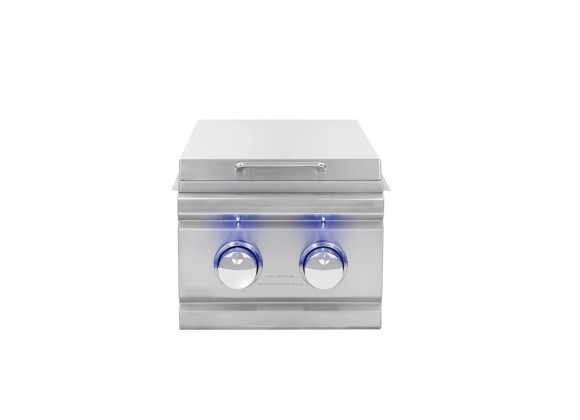 Summerset Grills TRL Double Side Burner Natural Gas - Front