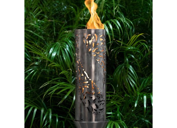 The Outdoor Plus Tiki Fire Torch - Stainless Steel