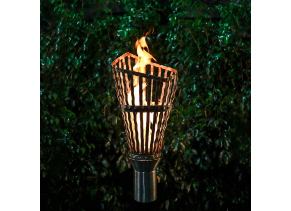 The Outdoor Plus Roman Torch - Stainless Steel