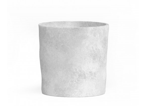 Azzurro Living Tulum 24" Pot In White Rock Concrete