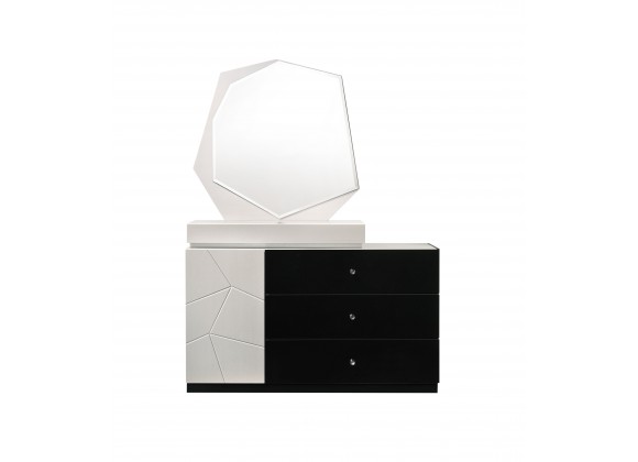 J&M Furniture Turin- Dresser + Mirror