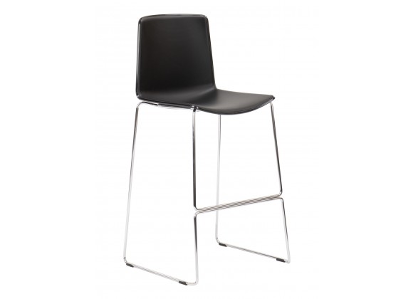 Molded Polypropylene And Aluminum Legs Barstool - TWEET B