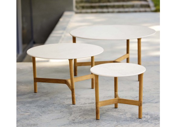 Cane-Line Twist Coffee Table, Small, Teak