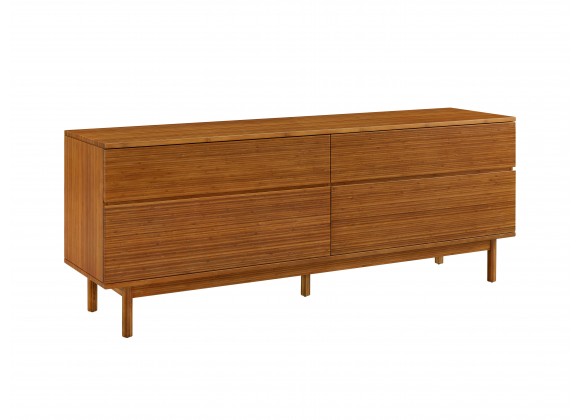 Greenington Ventura 4 Drawer Double Dresser - Front Side Angle
