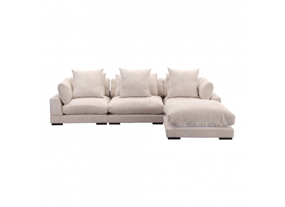 Moe's Home Collection Tumble Lounge Modular Sectional Cappucino - Front Angle