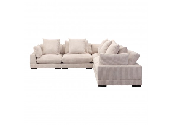 Moe's Home Collection Tumble Classic L Modular Sectional, Cappucino - AngleMoe's Home Collection Tumble Classic L Modular Sectional, Cappucino - Angle