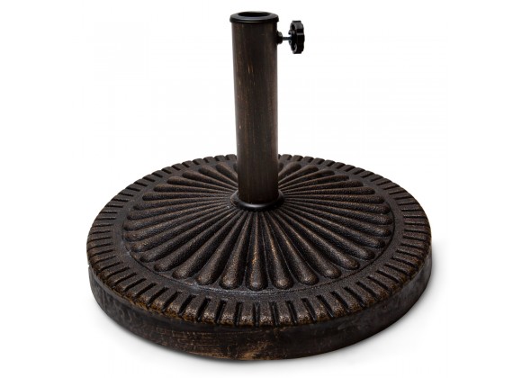 32 LBS. Resin Coated Iron Umbrella Stand 