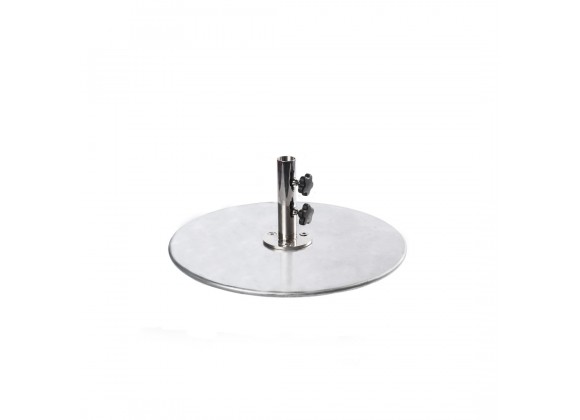 70 Pound - 24" Diameter Galvanized Steel Plate Umbrella Base