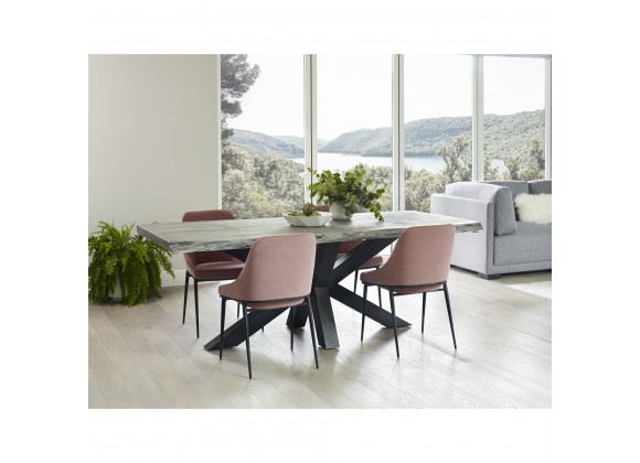 Moe's Home Collection Edge Small Dining Table - Lifestyle