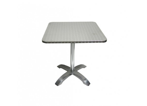 H&D Seating 23.5in Square Aluminum Patio Table