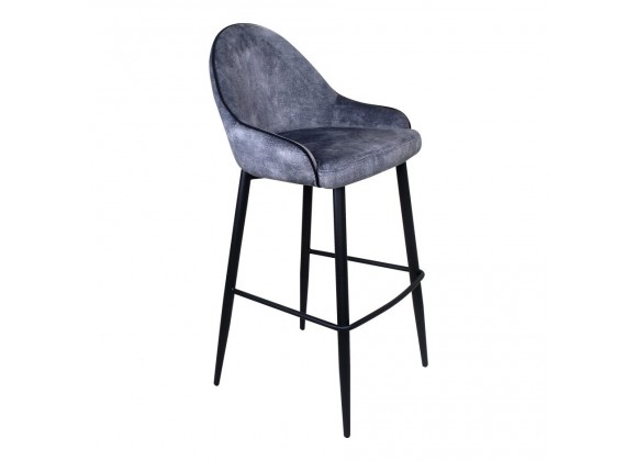 Moe's Home Collection Astbury Barstool - Grey - Perspective