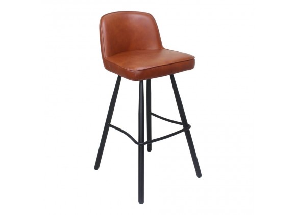 Moe's Home Collection Eisley Barstool - Brown - Perspective