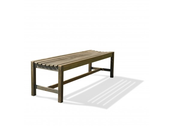 Renaissance Eco-friendly 5-foot Backless Outdoor Hand-scraped Hardwood Garden Bench