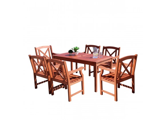 Malibu 7 piece clearance dining set