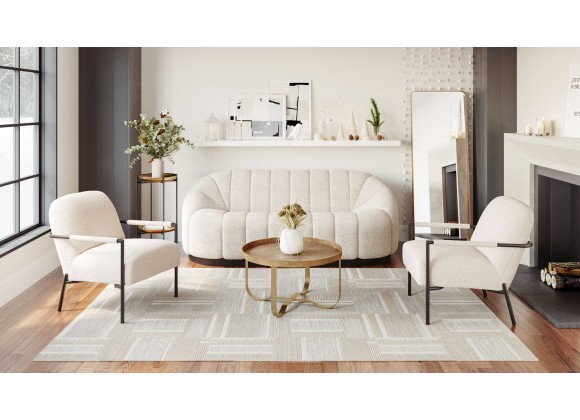 Vannes Coffee Table Brass - Lifestyle 1