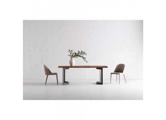 Moe's Home Collection Bent Dining Table, Extra Small / Small / Large
