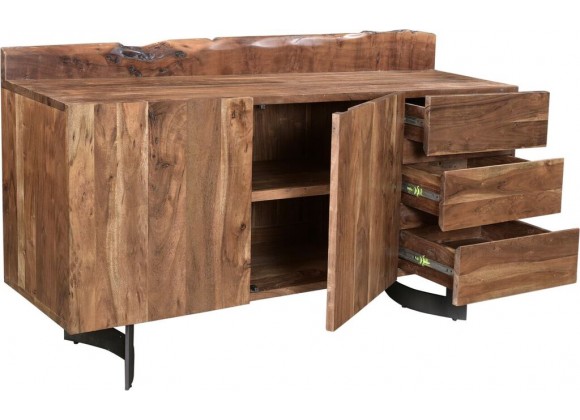 Moe's Home Collection Bent Sideboard - Drawers Opened