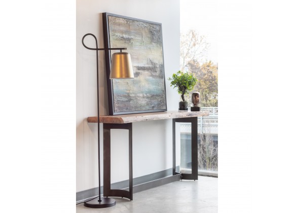 Moe's Home Collection Bent Console Table, Smoked - Lifestyle