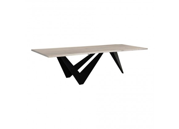 Moe's Home Collection Bird Large Dining Table - Front Side Angle