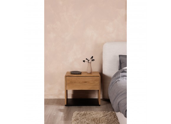 Moe's Home Collection Quinton Nightstand - Natural Oak - Lifestyle