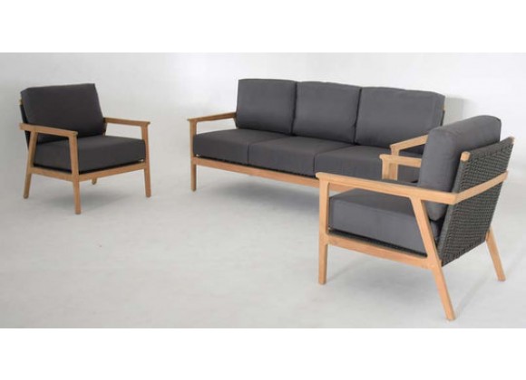Royal Teak Ventura Club Chair With Nurture Cushions