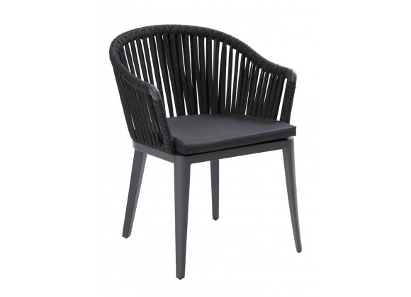 Vero Beach Armchair  - Front - Black Cushion