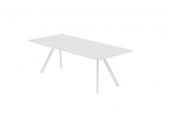 Bellini Dasy Extension Dining Table Mud White