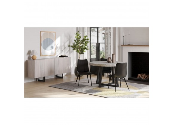 Moe's Home Collection Vault Dining Table - White - Lifestyle